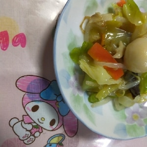 シーフードなし！冷凍野菜で簡単八宝菜